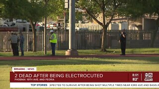 Two dead after apparent electrocution at Phoenix field