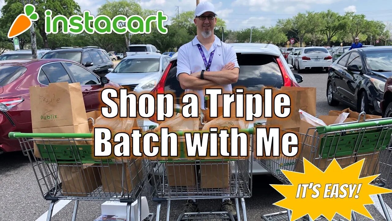 Shop an Instacart Triple Batch with Me (it's easy!)