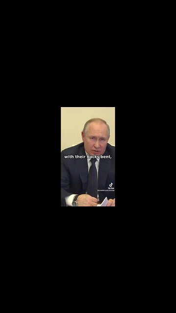 Putin tells the collective West that Russia will never back off