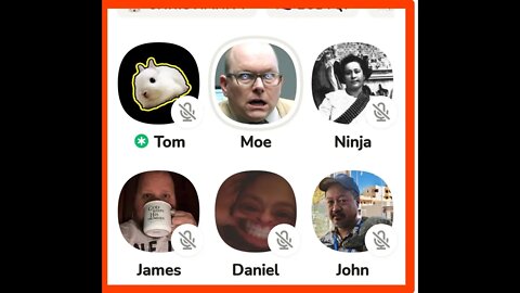 17 July 2022 @James is Tired & #Moe_Toe #clubhouse @Tom Rabbittt #John_Lee Ref: #Darth