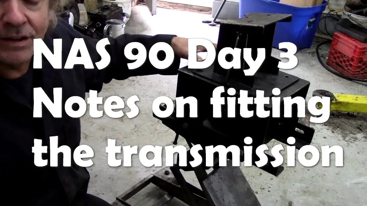 NAS 90 day 3. Some notes on fitting transmissions and a few details of my lift