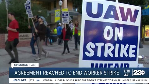 Agreement reached to end UC Worker Strike