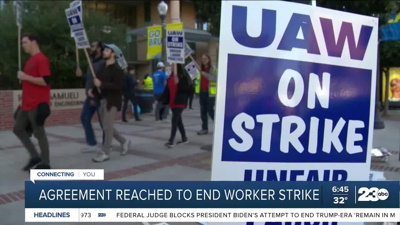 Agreement reached to end UC Worker Strike