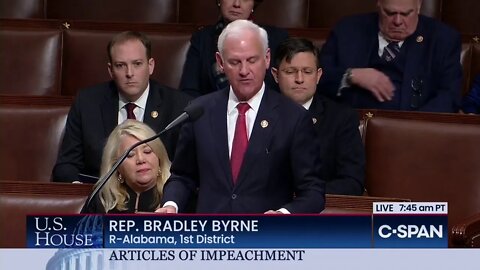 🔴👀🔴 Byrne Amendment Exposes Democrat Impeachment Hypocrisy