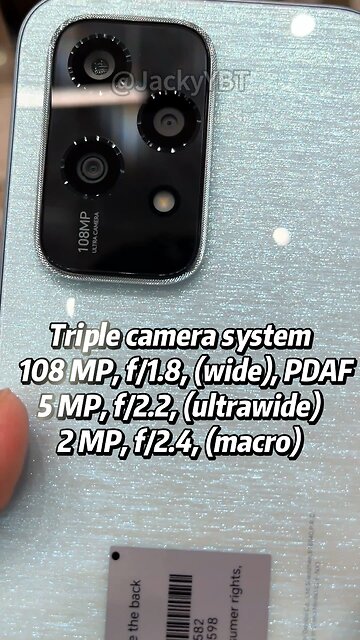 Honor 200 lite Starry Blue first look! #honor #honor200lite