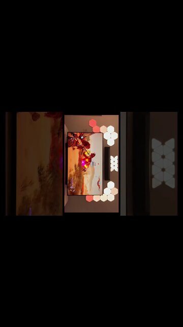 Horizon Forbidden West on an LG C1! Full video on my channel #gaming #gamingsetup #nanoleaf