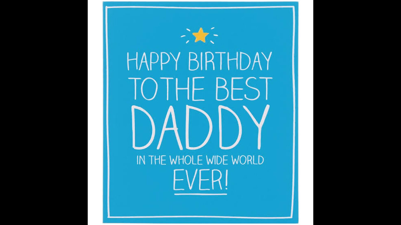 Happy birthday daddy!!!!