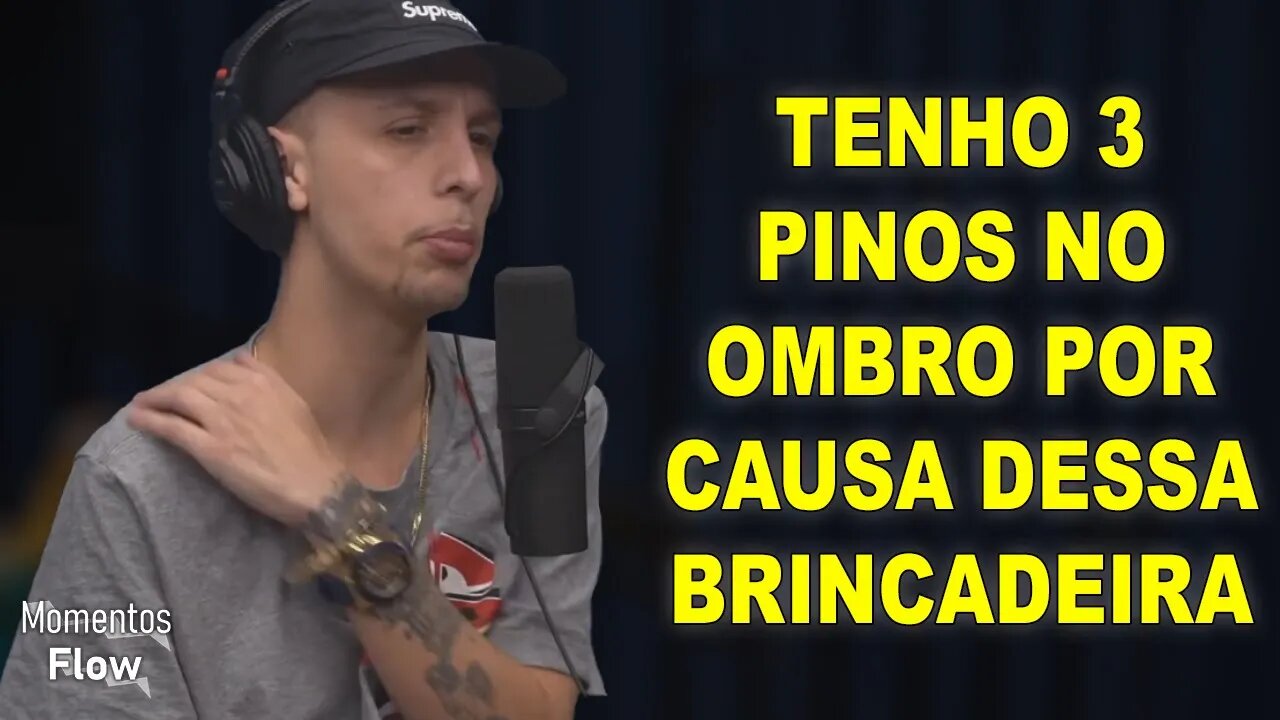 CONVULSÃO DO QUALY NA LIVE - PEDRO QUALY NO FLOW | MOMENTOS FLOW