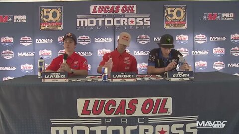 2022 Thunder Valley National - 250 Post Race Press Conference | Pro Motocross