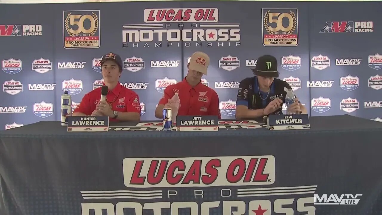 2022 Thunder Valley National - 250 Post Race Press Conference | Pro Motocross