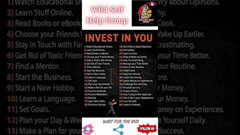 🔥Invest in yourself🔥#shorts🔥#wildselfhelpgroup🔥11 July 2022🔥