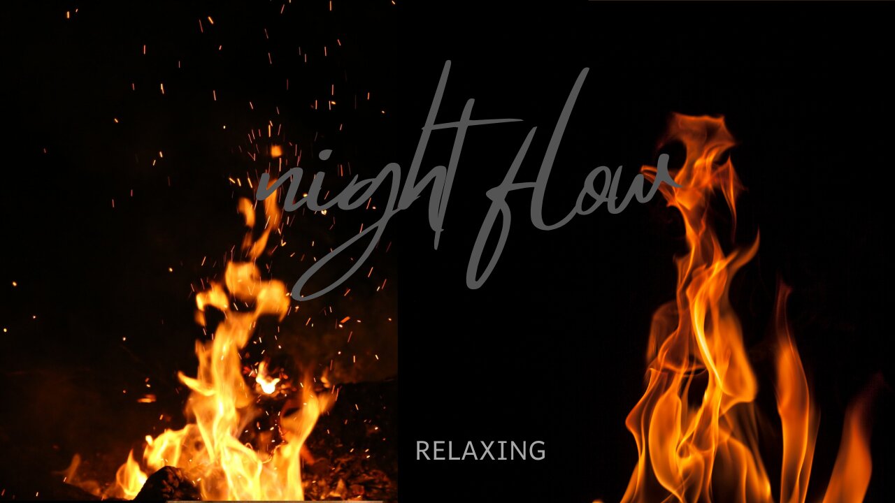 Late Night Vibes | Chill Music -Night Time Fireplace Relaxing Music, Stress Relief, Meditation Music