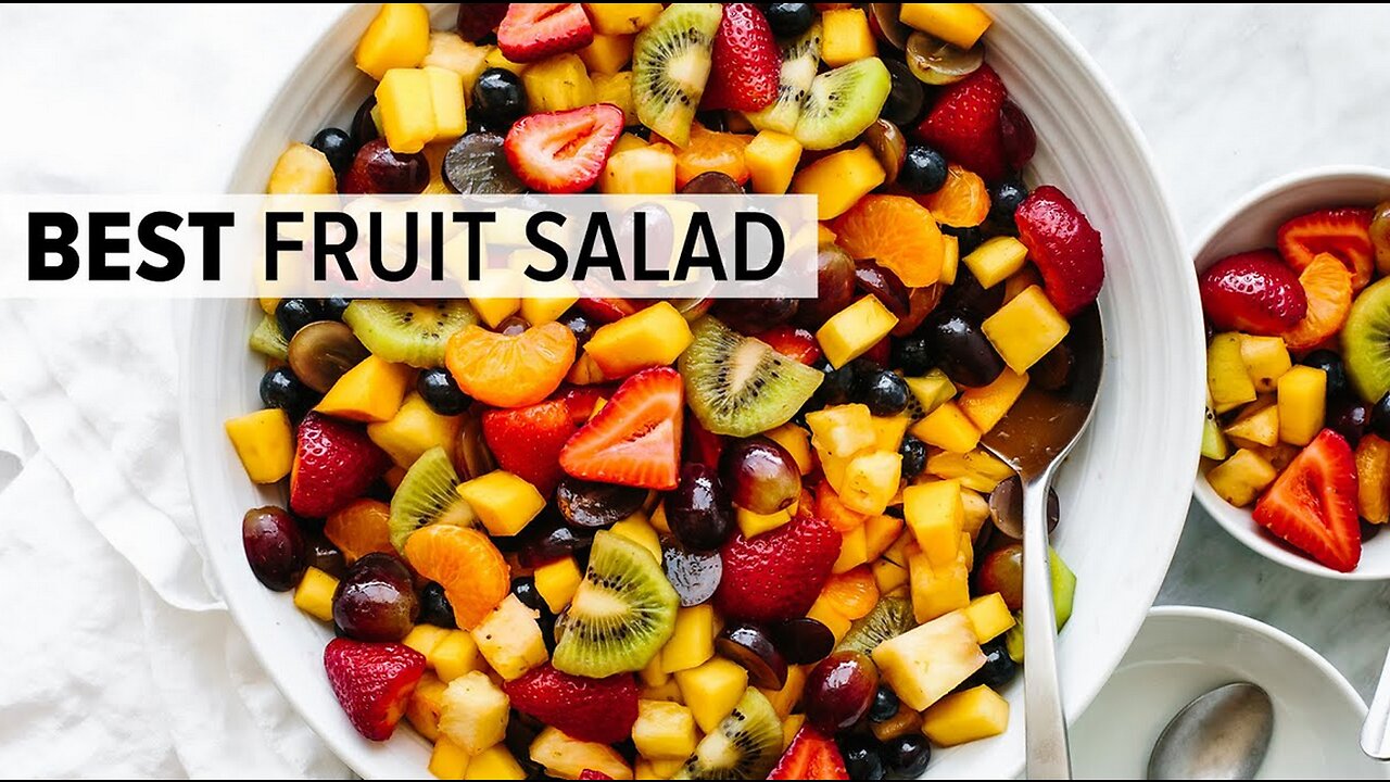 FRUIT SALAD | the best recipe (and so easy!)