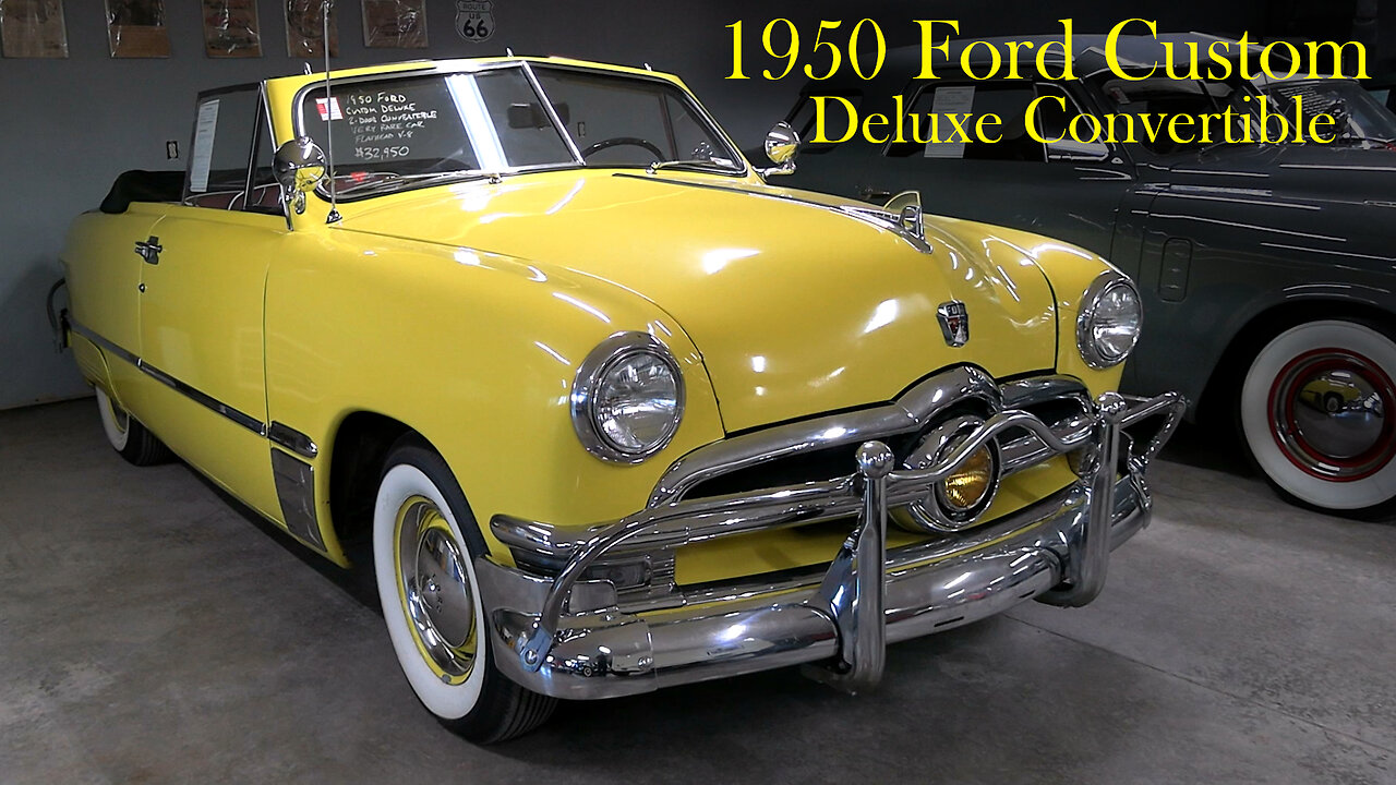 1950 Ford Custom Deluxe Convertible - Flathead V8