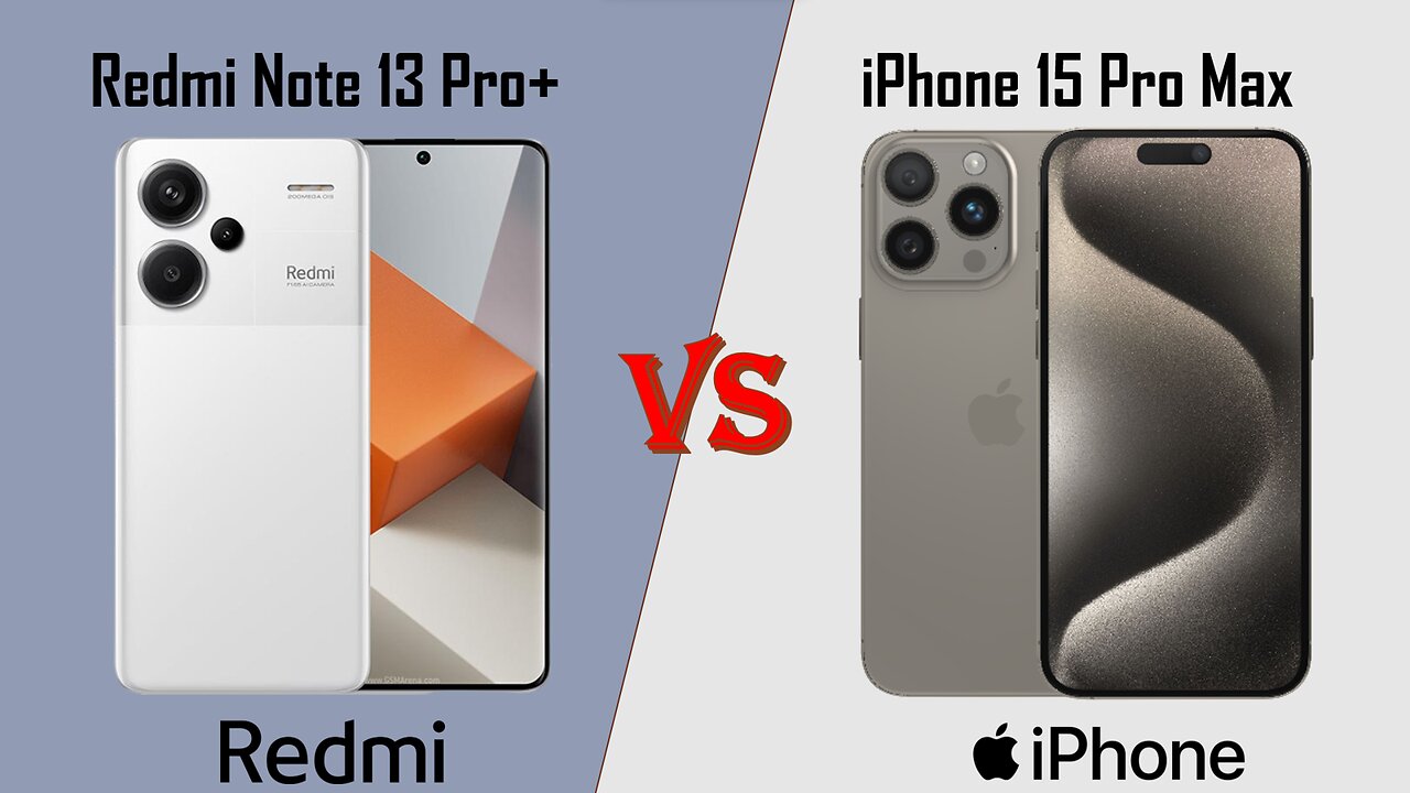 Redmi Note 13 Pro Plus VS iPhone 15 Pro Max | Analysis | Comparison | @technoideas360