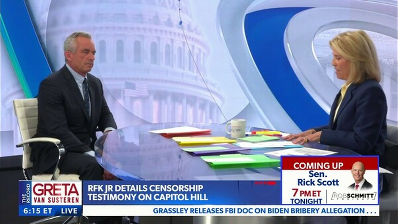 RFK JR details censorship testimony on Capitol Hill