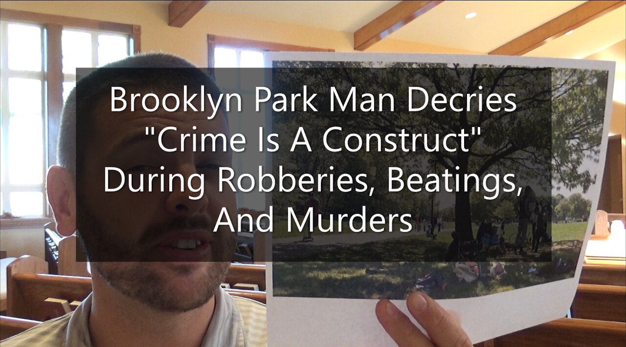 Brooklyn Park Man Decries "Crime Is A Construct" During Robberings, Beatings, And Murders