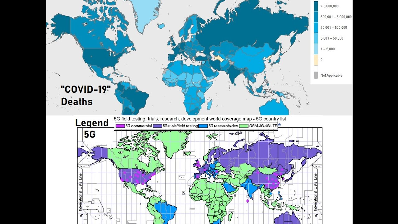 Covid & 5G Maps