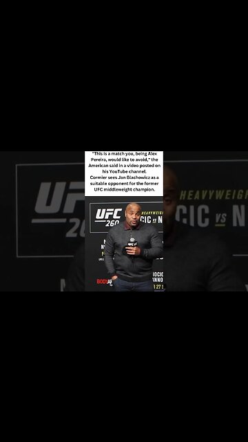 Alex Pereira is advised by Daniel Cormier to stay away from Magomed Ankalaev #short