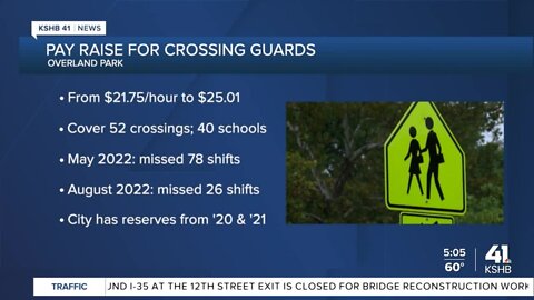 Overland Park to discuss pay raise for city’s crossing guards