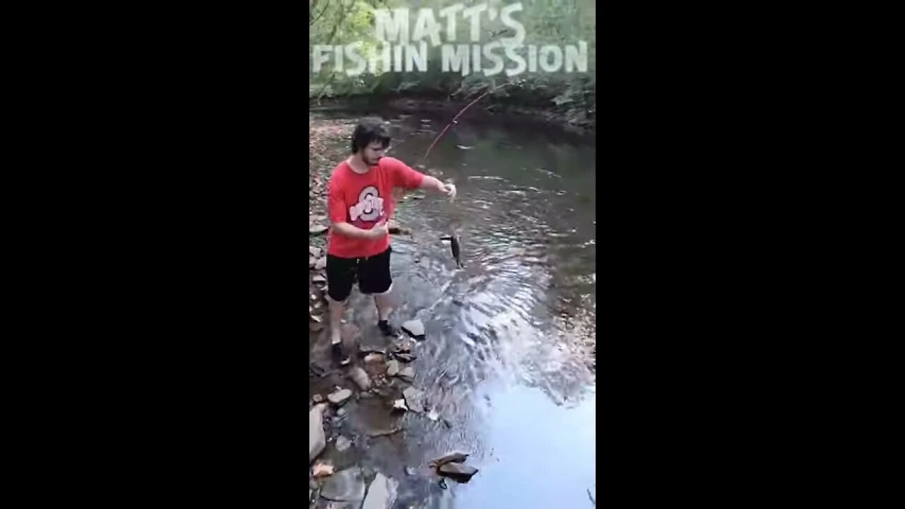 His FIRST smallmouth and rock bass! (short version)