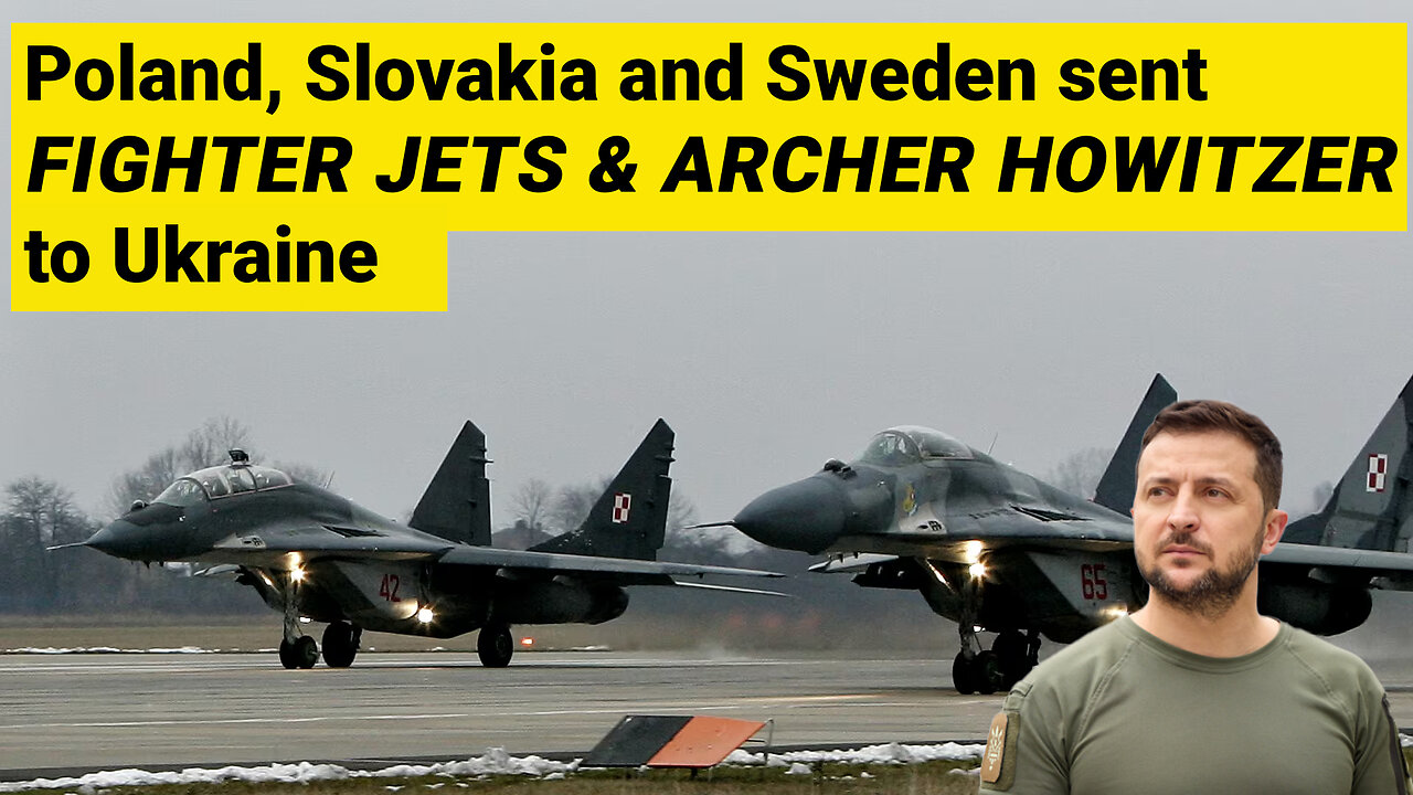 Poland, Slovakia and Sweden sent MILITARY EQUIPMENT to Ukraine