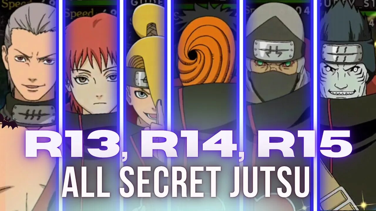 All R13,R14 & R15 Ninja Secret Jutsu | Ultimate Ninja : Ninja King