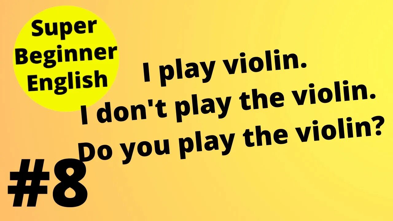 learn English words with this English course for beginners.#8