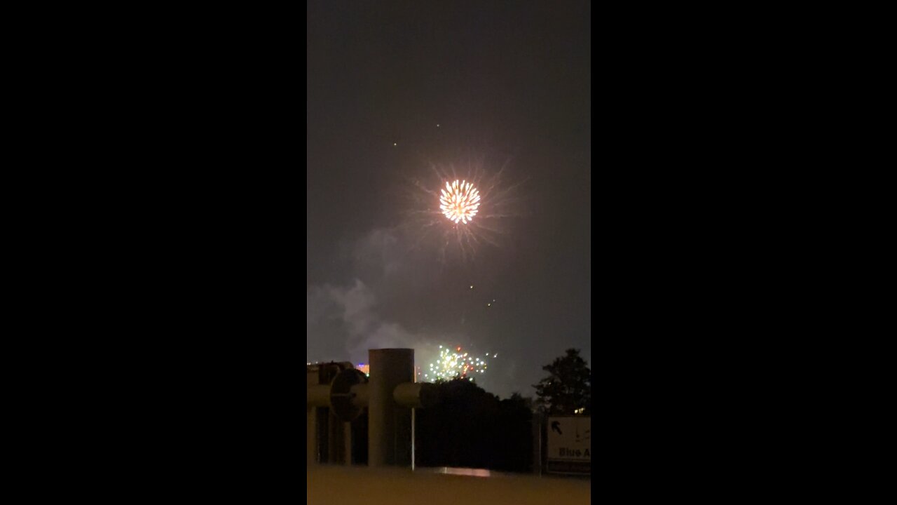 Fire works in 14 August