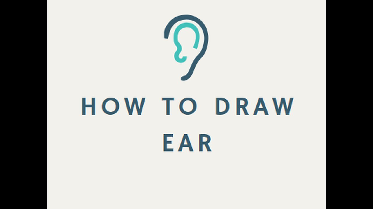 How to draw an Ear | Ear step by step for beginners | Ear drawing easy tutorial with pencil basics