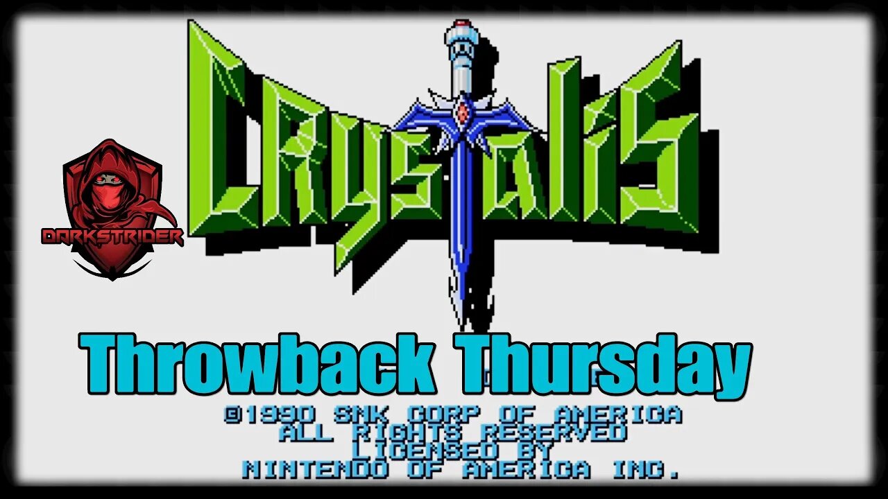 Throwback Thursday- Crystalis 1990 NES