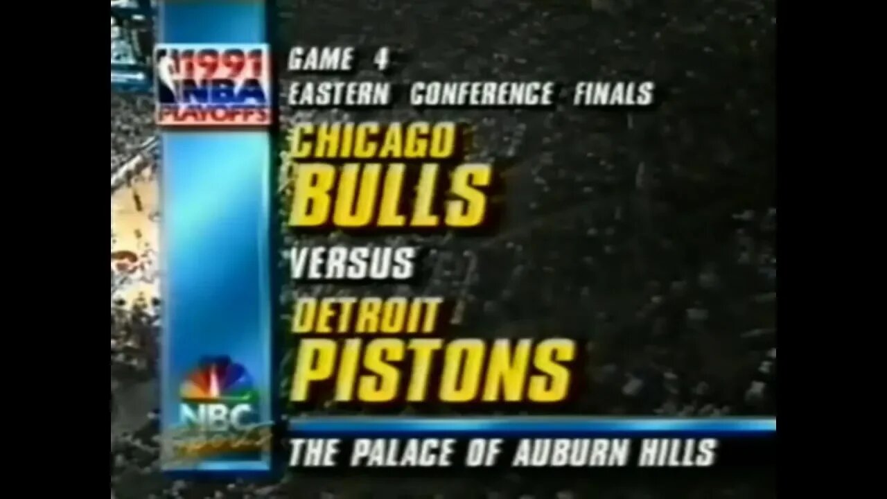 1991-05-27 ECF Game 4 Chicago Bulls vs Detroit Pistons