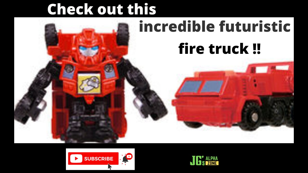 Incredible futuristic fire truck!!