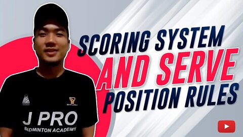 How to Play Badminton - The Scoring System and Serve Position Rules featuring JPRO TV