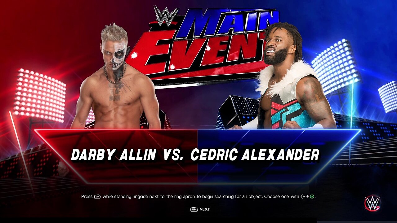 WWE 2k23 Darby Allin vs Cedric Alexander