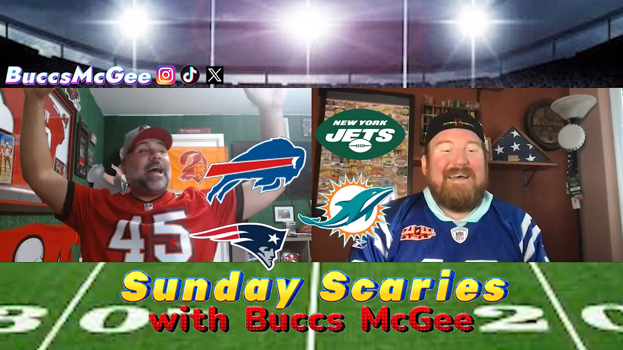 WILL THE JETS WIN? Buffalo's Window Closed? Sunday Scaries with Buccs McGee Previews the AFC East