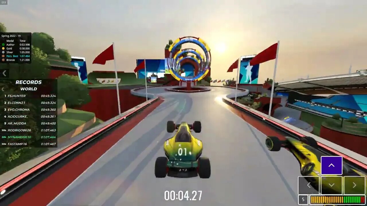 Spring 2022 Map #19 - Silver Medal - Trackmania