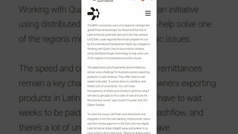 QUANT BEING UNSTOPPABLE #quantnetwork #quant #altcoinportfolio #altcoin