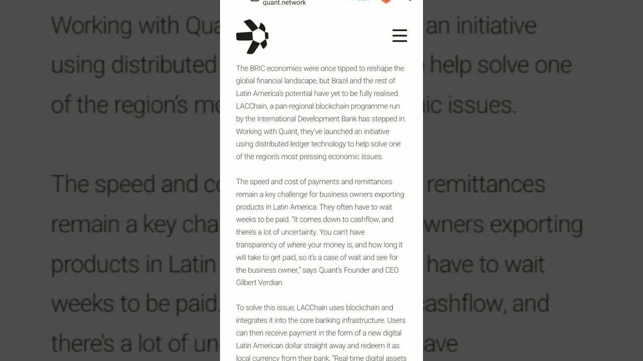 QUANT BEING UNSTOPPABLE #quantnetwork #quant #altcoinportfolio #altcoin