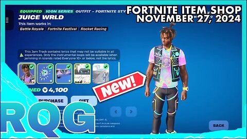 *NEW* JUICE WRLD BUNDLE+FUTURE EMOTE! FORTNITE ITEM SHOP (November 27, 2024)