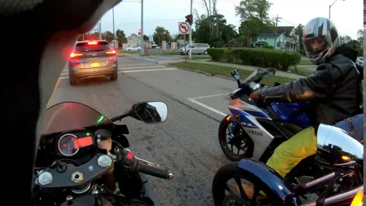 Niagara Airport to Buffalo. 2013 Gsxr 750. 2015 Yamaha r3. 2019 Honda Fury