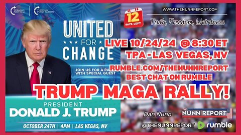 SPECIAL– 8:30pm ET - LIVE Turning Point Action w/ Trump & MAGA – Las Vegas, NV