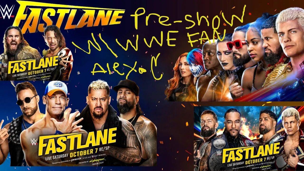 WWE Fastlane 2023 PRESHOW W/ WWE Fan Alex Cardinale