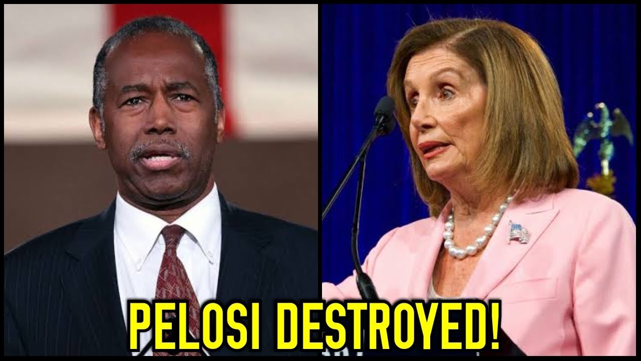 DR BEN CARSON GET'S UP AND RIP NANCY PELOSI TO SHREDS, GETS A STANDING OVATION