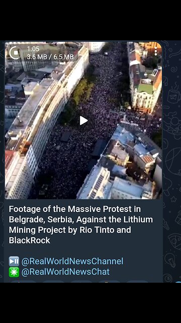 News Shorts: March Against BlackRock in Belgrade