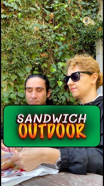 Eating outdoors brings a sense of freedom and connection with nature.