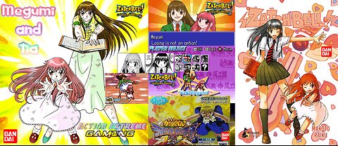 Action Extreme Gaming 2024 - Zatch Bell: Electric Arena 2/Konjiki no Gashbell: Unare Yuujou no Zakeru 2 (Game Boy Advance) - Megumi and Tia Random Gameplay [English Fan Translation]