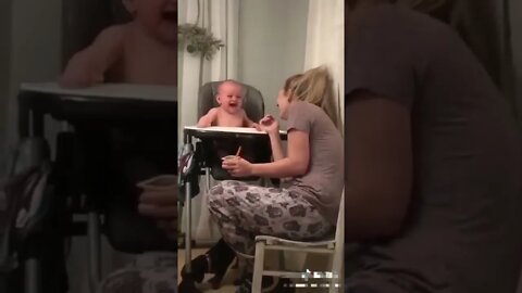 cute baby laughing #shorts #baby #laughing