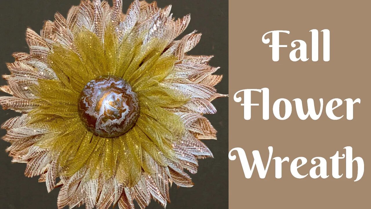 How To Make A Flower Wreath | How To Make A Fall Wreath