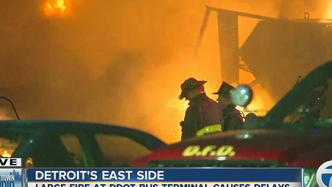 DDOT terminal fire
